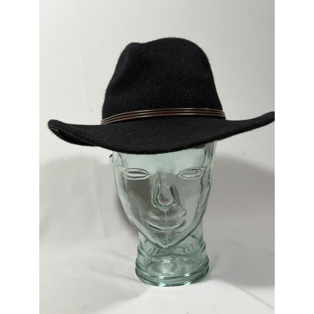 Brixton Mesa Fedora Hat Black Wool Felt Mens One Size Classic